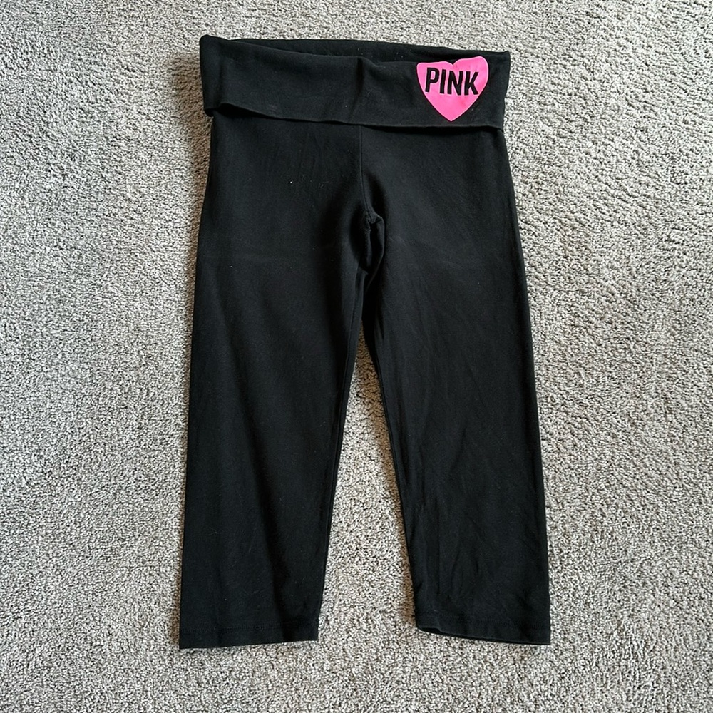 PINK black yoga pants